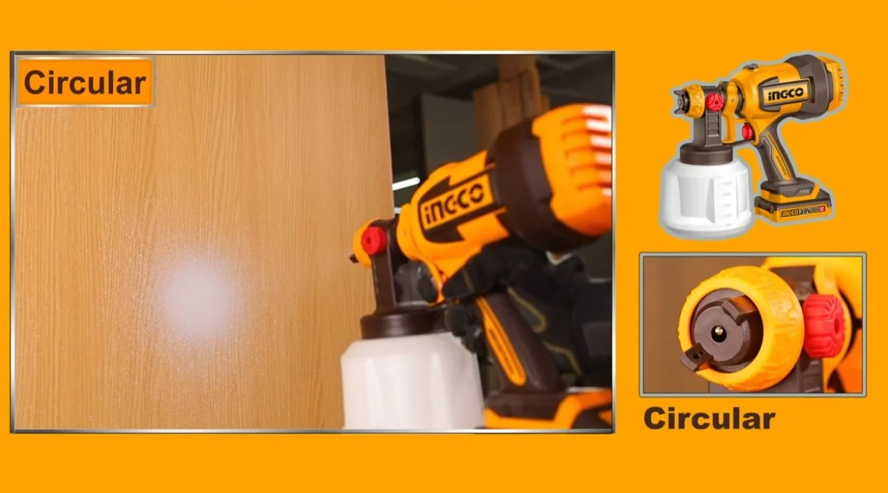 Краскопульт аккумуляторный INGCO CSGLI20042 20 В 120DIN 1х2Ач — фото 10