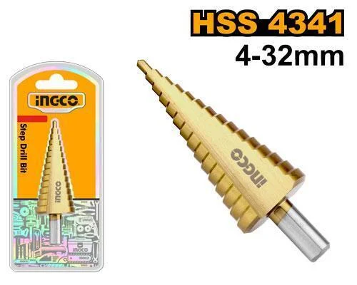 Сверло ступенчатое INGCO AKSDS43233 INDUSTRIAL 4-32 мм