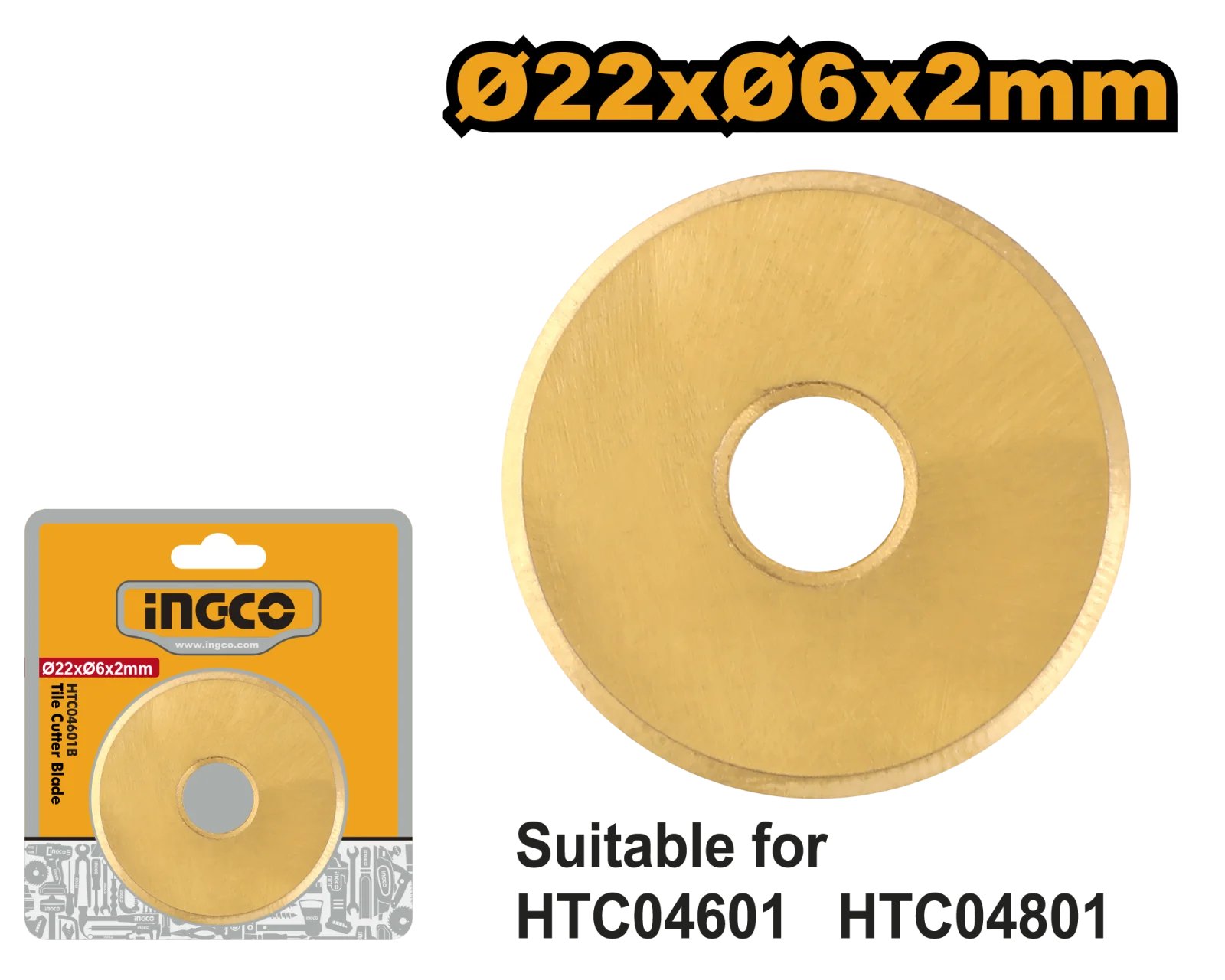 Режущий ролик для плиткореза INGCO HTC04601B