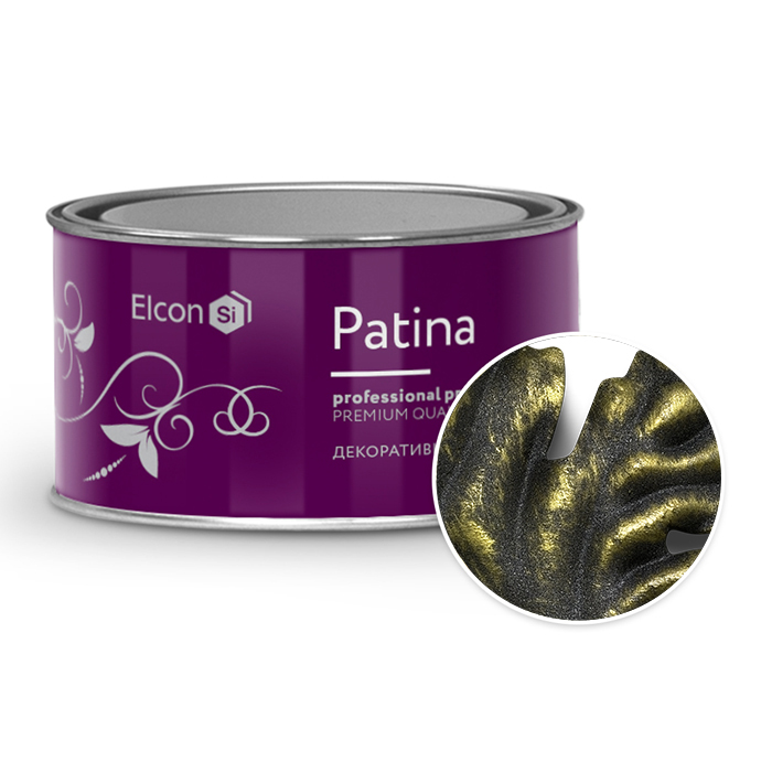 Краска кузнечная Elcon Patina 0,08кг бронза — фото 1
