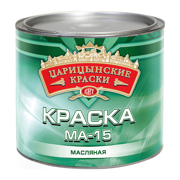 Краска МА-15 1,9кг черная Царицынские краски