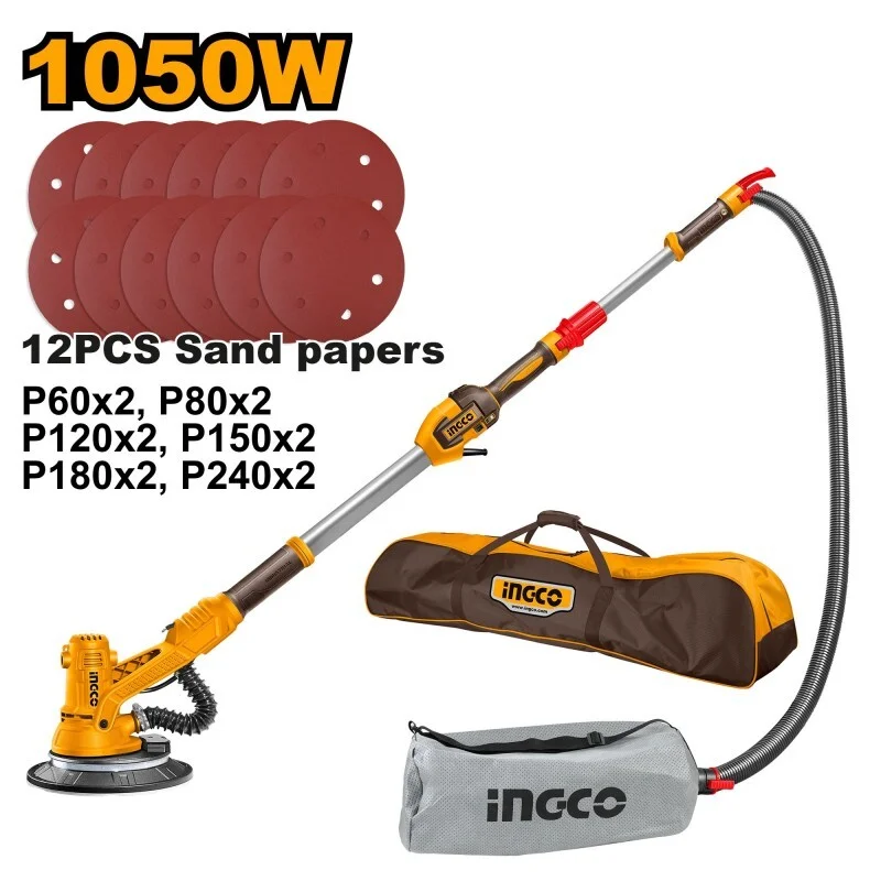 Шлифовальная машина для стен(Жираф) INGCO DWS105016 INDUSTRIAL 1050 Вт