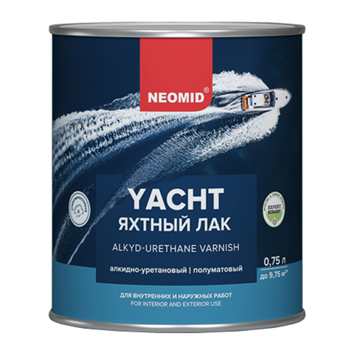 Лак яхтный НЕОМИД алкидно уретановый 0,75л полуматовый — фото 1