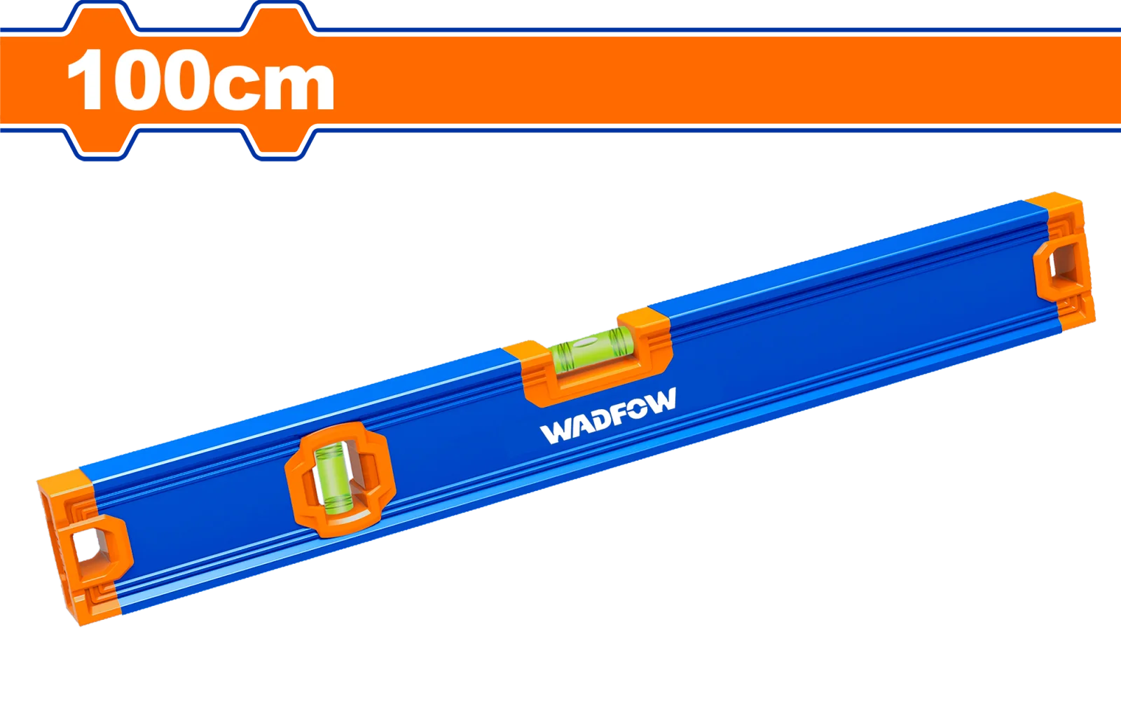 Строительный алюминиевый уровень WADFOW WSL2G100 1000 мм — фото 1