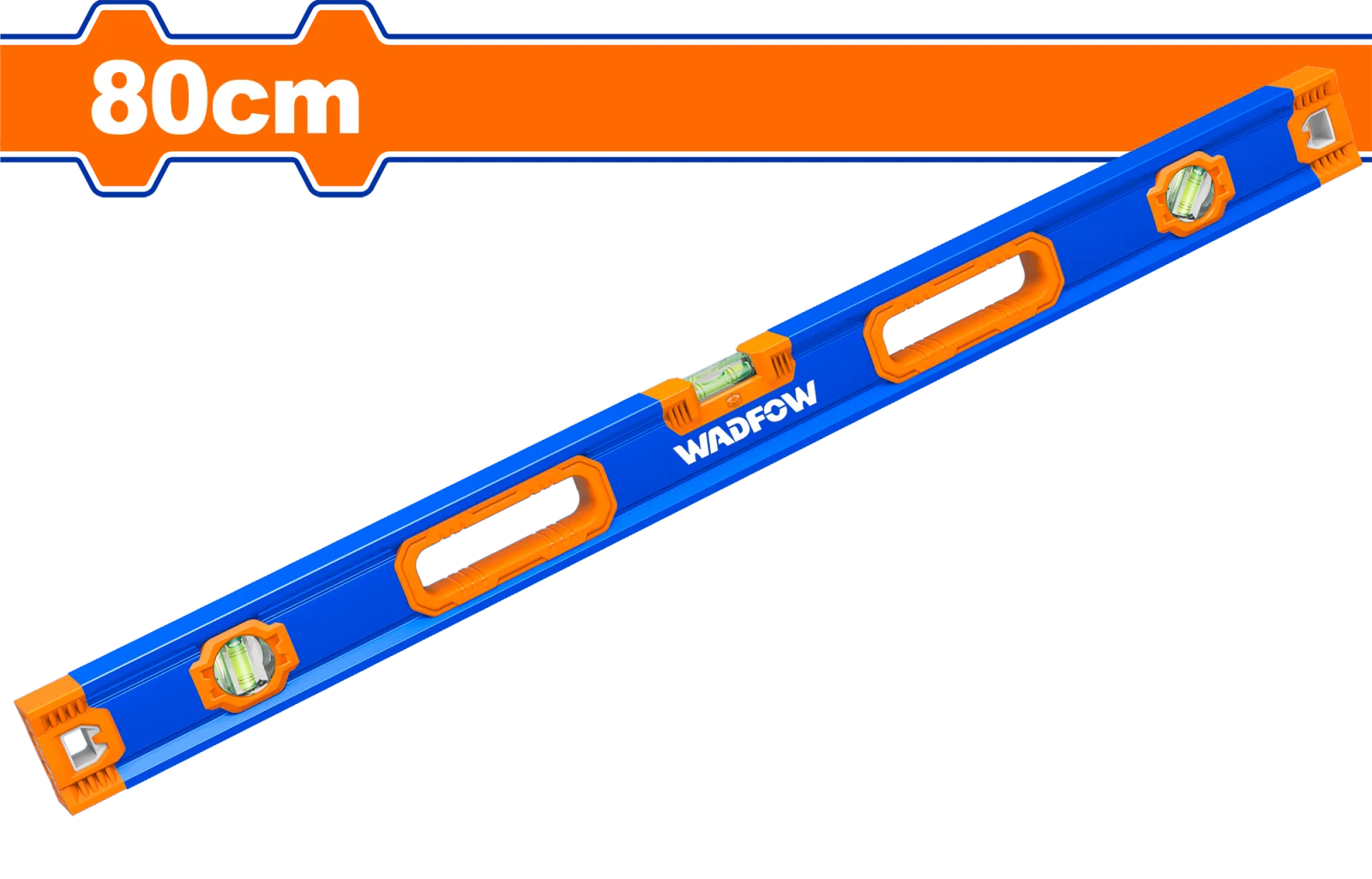 Строительный алюминиевый уровень WADFOW WSL1G80 80 см — фото 1