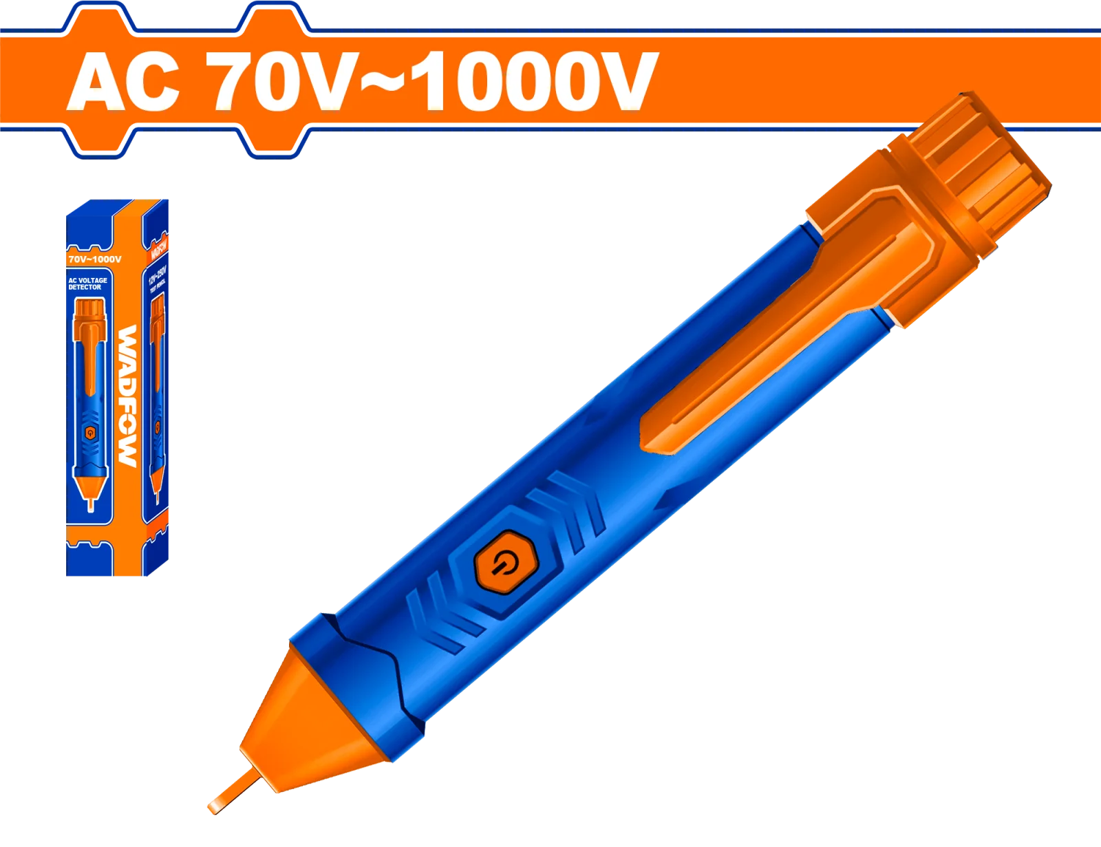 Отвертка индикаторная бесконтактная WADFOW WTP3503 70-1000 В — фото 1