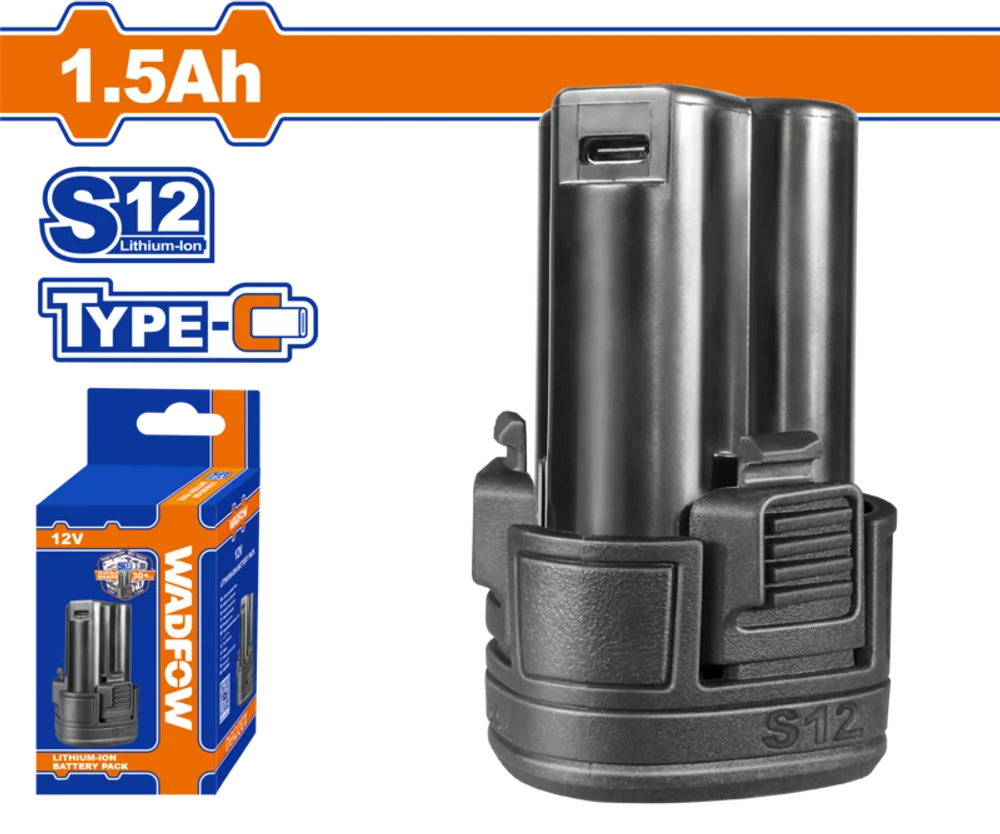 Аккумуляторная батарея WADFOW WLBS5150 12 В 1.5 Ач Type-C