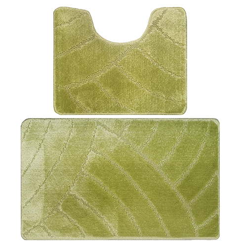 Коврик BANYOLIN CLASSIC из 2 шт. 55х90/55х45см 11мм (зеленый) — фото 1