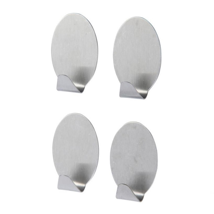 Крючки на липкой ленте нерж. сталь Н40 (4шт/уп) — фото 1