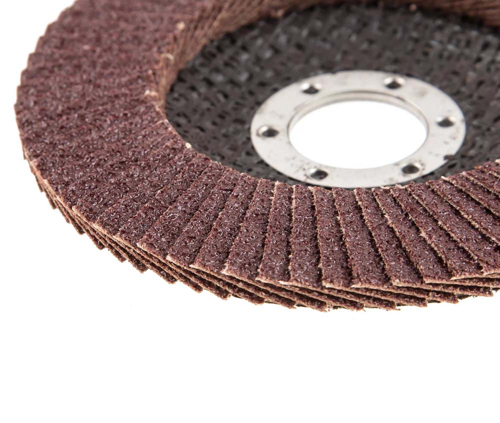 Круг лепестковый торцевой 115х22мм Р150 (ЛУГА)