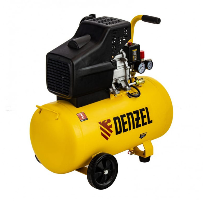 Компрессор DC 1700/50 (DENZEL) /1,7кВт, 220В, 260л/мин., 50л/